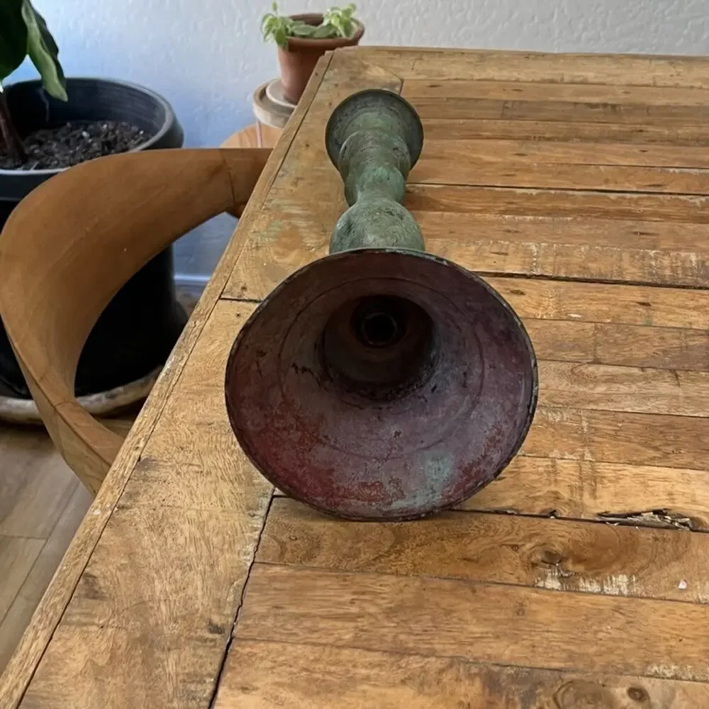 VIntage Turquoise Candlestick Holder 16